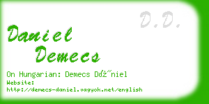 daniel demecs business card